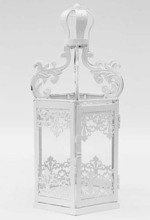 LAMPÁŠ KOVOVÝ BIELY 