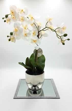 UMELÁ ORCHIDEA BIELA 3