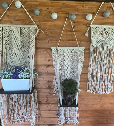 DEKORÁCIA MACRAMÉ 100cm